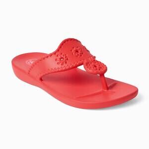 NEW JACK ROGERS women's jacks waterproof sandal in rouge